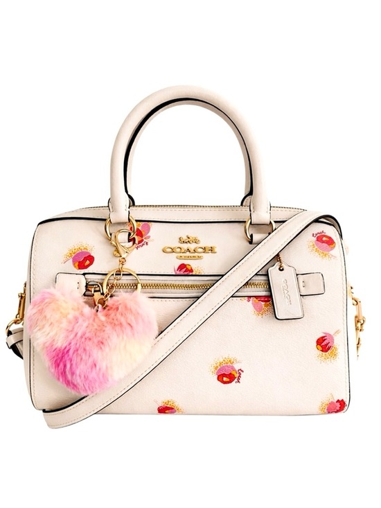 Coach Handbags - COACH C5801 Rowan Cream Floral Satchel NWOT RETAIL $398